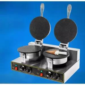 와플콘메이커 크레페 팬 기계 업소용 기본형 조식 베이커리