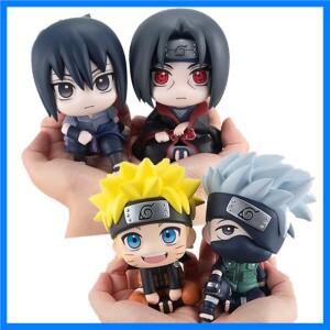 9cm 애니메이션 피규어 우즈 마키 나루토 카카시 우치하 사스케 이타치 카와이 장난감 Q 입상 자동차 장식
