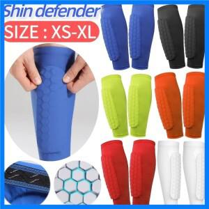 벌집 패드가있는 정강이 보호대 축구 정강이 보호대 소년 소녀 남성 여성을위한 인체 공학적 경량 종아리