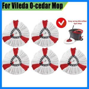 헤드 교체 O-cedar 및 Vileda EasyWring 1 탱크 시스템 세척 가능  패드 재사용 가능 질 천 360 회전