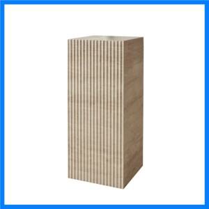 럭셔리 거실 TV 캐비닛 바닥 장식 조각 디스플레이 스탠드 큐브 천연 대리석 받침대