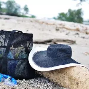 초대형 메쉬 비치백 물놀이가방