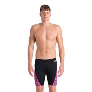 아레나 남성 퍼포먼스 레오파드 스킨 한정판 프린트 수영 재머