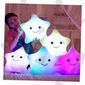 LED 별모양 발광쿠션 무드등 침실 인테리어 수면등 캐릭터 베개 아기방 조명