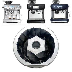 [미국배송] 세이지/브레빌 바리스타 에스프레소 커피 머신 그라인더용 상하 정밀도 핏 원뿔형 버(6포인트 버)