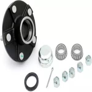 4.5인치 볼트 서클 장착 시 FKG 트레일러 허브 키트 5 2 200파운드 축 1-1인치 16인치 스트레이트 스핀들