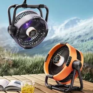 휴대용 캠핑 무선 선풍기 그레이 무선선풍기 겸용