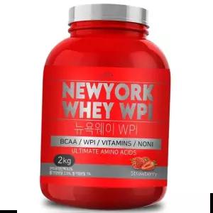 단백질보충제 유당제로 뉴욕웨이 WPI 딸기맛 2kg단백질보충제