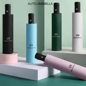 3단 자동 접이식 우산 우산케이스 포함 우양산 골프우산 자외선차단 UV차단 암막 방수/암막 양산 커버 UV