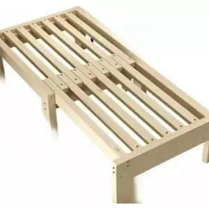 접이식 원목 프레임 원룸 자취방 소파베드