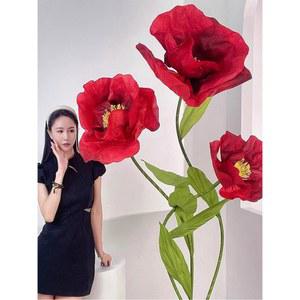 자이언트꽃 포토존 대형꽃 학교 플라워 꾸미기 자이언트플라워 카페존 카페 베이스 세트 대형