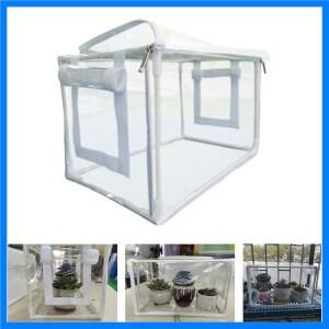 스틸 에어 박스 야채 실내 야외 재사용 가능 원예 식물에 사용하기 쉬움 방수 맑은 온실 정원 온실