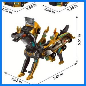 공룡 충돌 변신 자동차 장난감 충돌 및 변신 기능이 있는 변신 자동차 장난감 남아 및 여아용 | 파티 선물