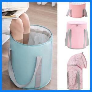 야외 여행용 접이식 발 욕조 스파 물통 대용량 목욕 물통 휴대용 목욕 가방