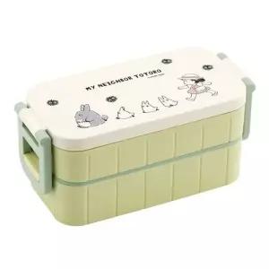 2단 도시락통 젓가락 토토로 포함 행진 도시락 (WFJQXQQ)