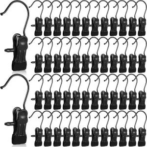 옷장 빨래 갈고리용 부츠 행거 100피스 걸이 클립 홀더 여행용 홈 공간 절약 모자 수건 단일 정리