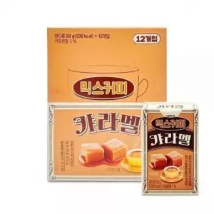 믹스커피 카라멜 1통(12개입) 달콤한 어른간식
