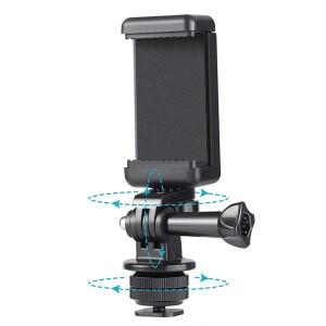 [호환품]카메라 삼각대 어댑터 콜드 슈 폰 마운트 핫 홀더 모니터 범용 폰용 캐논 호환 니콘 소니호환