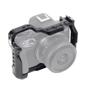 [호환품]캐논 호환 EOS R50용 알루미늄 스틸 카메라 케이지 보호 프레임 1/4 3/8 콜드 슈 마운트 라이트 모