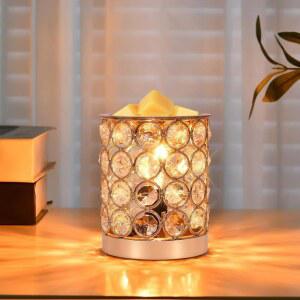 크리스탈 왁스 멜트 워머 캔들 in 프레그런스 큐브 멜터 오피스 데코 나이트 라이트 발렌타인 데이 여성 엄마 위한 생일 선물 01 골드