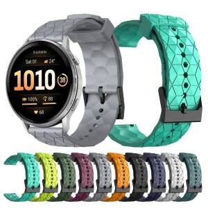 20 22mm 실리콘 밴드 가민 호환 베뉴 4 45mm/포러너 570 265 255 245 645 손목 스트랩 비보액티브 3 5 6 2