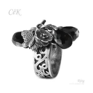 클루아조네코리아 은반지 스피넬 스터링실버 CeK R5129W