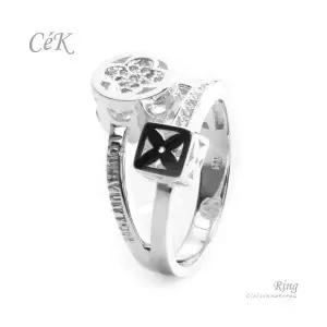 클루아조네코리아 은반지 스터링실버 CeK R5084W