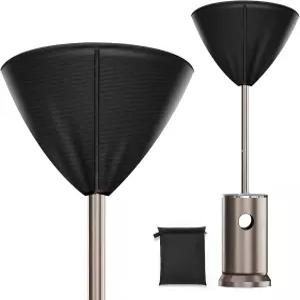 원형 스탠드업 히터 탑 커버 내구성이 뛰어나고 내후성이 뛰어난 옥스포드 원단 방수 방진 눈 방지 지퍼 및