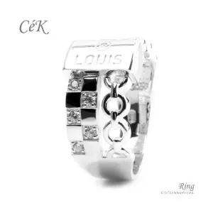 클루아조네 은반지 스터링실버 CeK R8356W