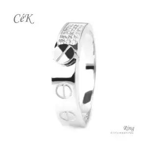 클루아조네 은반지 스터링실버 프리에디션 CeK R8351W