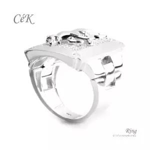 클루아조네코리아 은반지 스터링실버 CeK R8353W
