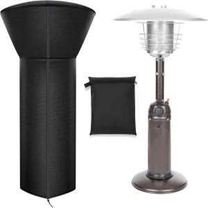 테이블탑 히터 커버 견고하고 내후성이 뛰어난 옥스포드 원단 방수 방진 방풍 미니 파티오 커버용 지퍼 및