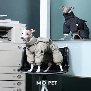 아이쥐 패딩 그레이하운드 따뜻한 겨울 다운 후리스 대형견 옷 이탈리안 옷