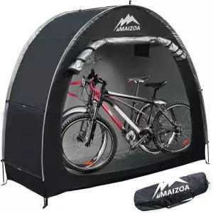 마이조아 자전거 커버 보관 텐트 야외 휴대용 창고 2~3인용 옥스포드 패브릭 PU5000 방수 오토바이용 정원
