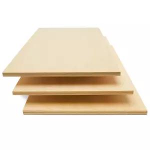 발트 자작나무 합판 1인치/4인치 - 6mm 공예 목재 대형 B/BB 등급 시트 CNC 절단 및 연소에 적합