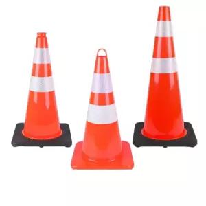 교통 콘 도로 규제봉 주차금지 표지판 경고표시 꼬깔