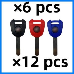 혼다 CBR650R/F 500X/R 1100 CB1000/1300 NC750/700 MN4 빈 키 오토바이 용 6pc 12pc Uncut 키 교체 가능