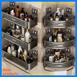 욕실 수납 선반 욕실 각종 유물 욕실 삼각대 세면대 비천공 벽 수납 선반