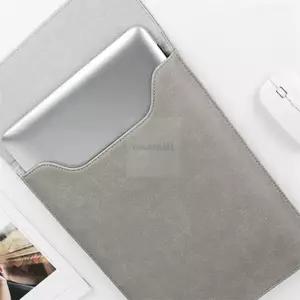 늘하스토어 노트북 가죽 파우치14.1형15.4형 세로형 그레이 노트북서류가방