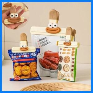 창의적인 음식 봉투 클립 플라스틱 밀봉 클립 주방 보관 도구 냉장고 스낵 봉투 클립 가정용 장식용 작은