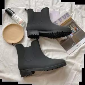 롱장화 여자 패션 발목 장화 가벼운 레인부츠 성인 방수 신발