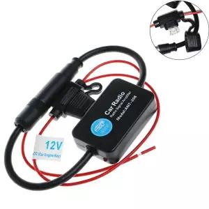 실용적인 FM 신호 증폭기 방지 자동차 안테나 라디오 범용 FM 앰프 자동차 부품 라디오 증폭기