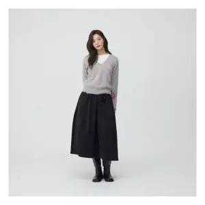 [플라스틱아일랜드] 옵션 벨트 스웨이드 스커트 PR4WS031 1009419