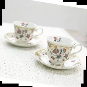 에스프레소잔 앤틱 커피잔 예쁜 찻잔 티컵 홍차 2인세트 1P