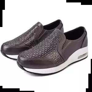 키높이단화 에어쿠션 슬립온 엄마 중년 여성신발 스니커즈 힐탑