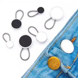 허리 바지 늘리기 요술 단추 줄이기 매직 후크 청치마 조절 고리 수선핏