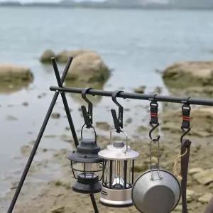 텐트 캠핑 타프 집게 의자 인디언행어 고리 클립 4P 후크 걸이