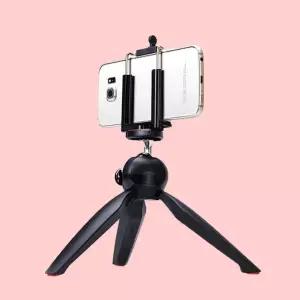프라픽  미니 유튜브 삼각대 스마트폰 액션캠 고프로 호환