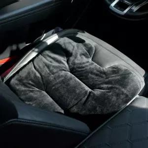 처리된 미끄럼방지 푹신한 겨울 차량용 가죽 극세사 방석 레저