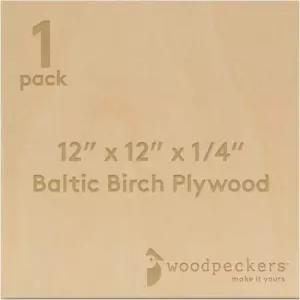 6mm 발트 자작나무 합판 1개 /4 x 12 인치 B /BB 등급의 공예 목재 상자 배스우드 시트보다 튼튼함 CNC